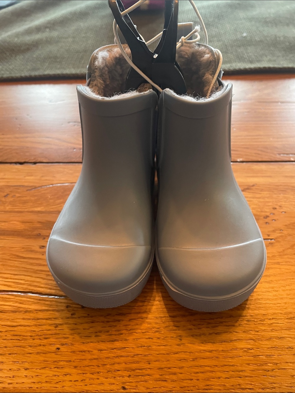 BearPaw Kids Gray Rain & Snow Boots